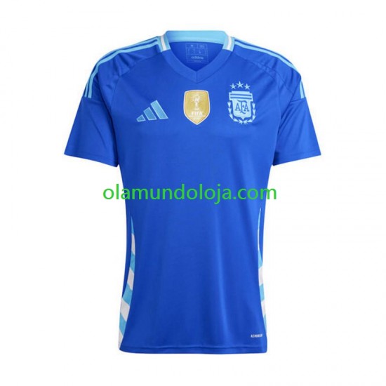 Camisola Argentina Copa America 2024 Homem Equipamento Segundo Manga Curta